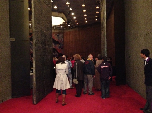The Glace Bay Miners' Museum - audiences entering the NAC Salon