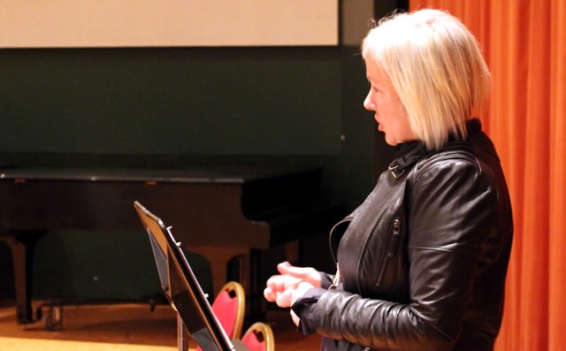 On November 9, NAC Presents Producer Simone Deneau welcomed students from Discovery University, a community partnership with The Ottawa Mission, to a special Q & A session with Blackie and the Rodeo Kings before their show. | Jennifer Covert